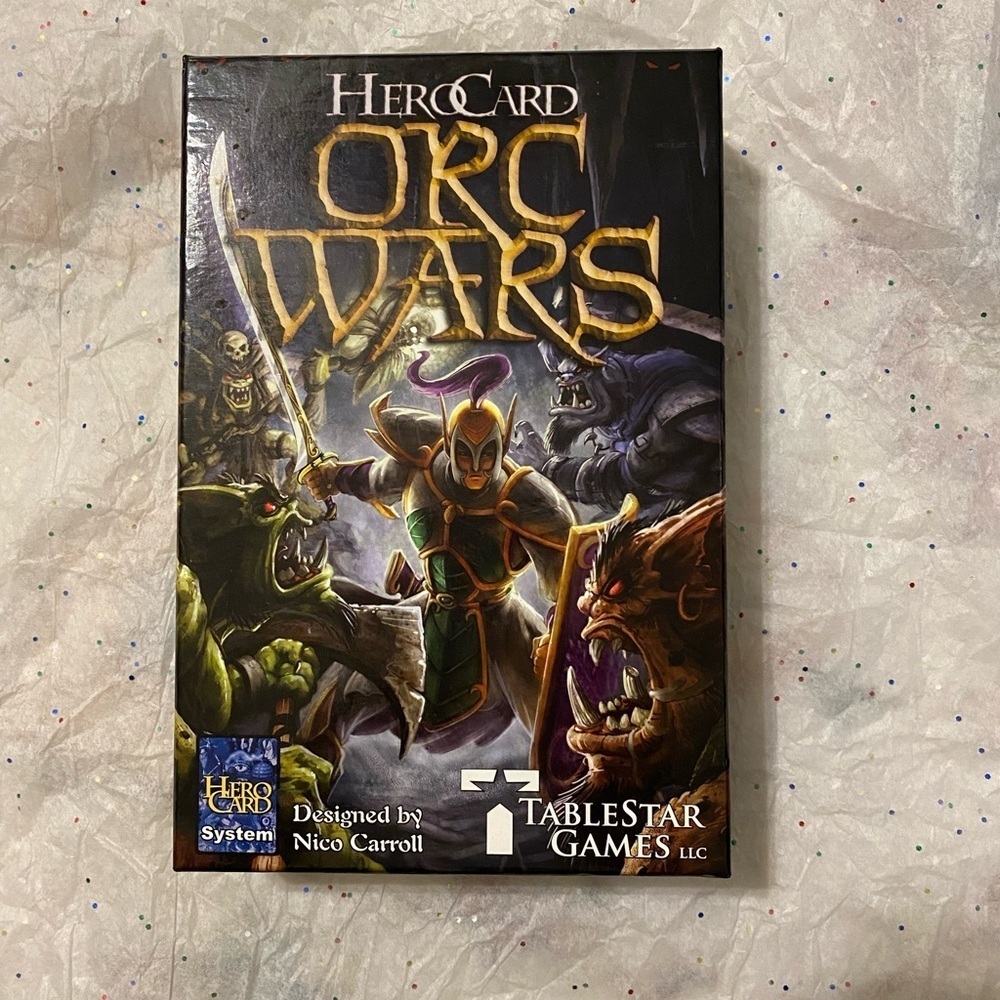 HeroCard Orc Wars Board Game brand New